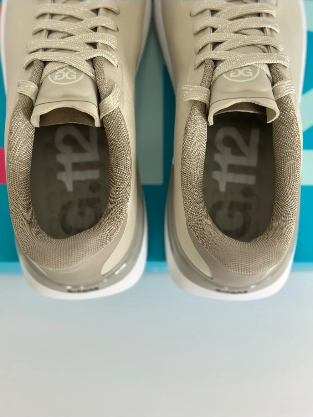 G/FORE G.112 Suede Golf Shoes Men’s Size 10 Pumice Dune Luxury Spikeless - Picture 4 of 8